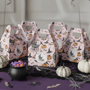 Custom Goth Pink Baby Carriage Halloween Geschenkschachtel