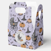 Custom Goth Viktorianisch Baby Carriage Halloween Geschenkschachtel (Geöffnet)