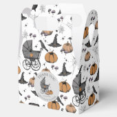 Custom Goth Viktorianisch Baby Carriage Halloween Geschenkschachtel (Geöffnet)