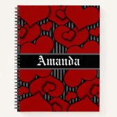 Custom Gothic Hardcover Notebook Notizblock (Vorderseite)