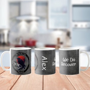 Custom Gothic Raven Erholung Milestone Geschenk Kaffeetasse