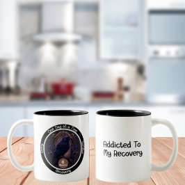 Custom Gothic Sobriety Meilenstein Geschenk Zweifarbige Tasse