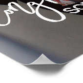 Custom Grad Foto Poster, Abschluss Keepake Poster (Ecke)