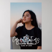 Custom Grad Foto Poster, Abschluss Keepake Poster (Vorne)