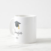 Custom Graduate Coffee Mug Gift for Him or Her Kaffeetasse (Vorderseite Links)