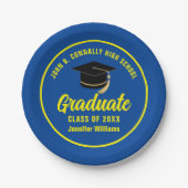 Custom Graduate Party Pappteller (Vorderseite)