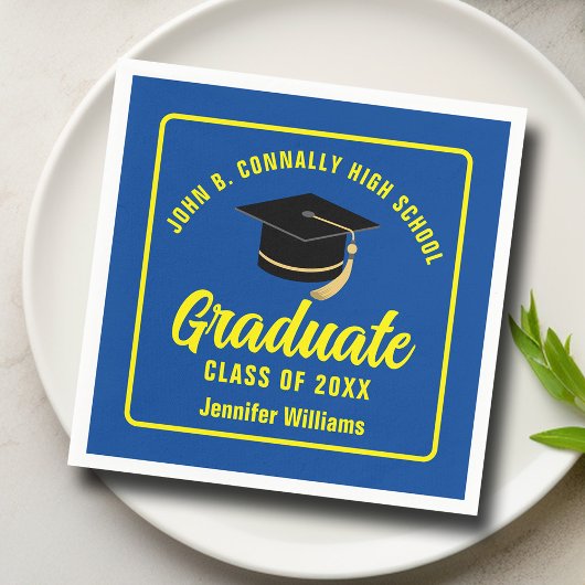 Custom Graduate Party Serviette