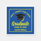 Custom Graduate Party Serviette (Vorderseite)