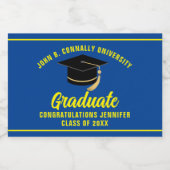 Custom Graduate Schaumweinetikett (Einzelnes Label)