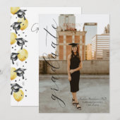 Custom Graduation Announcement & Party Invitation  Einladung (Vorne/Hinten)