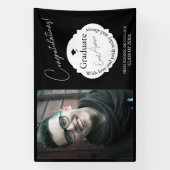 Custom Graduation Banner with Photo & Name (Vertikal)