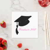Custom Graduation Cap Party Paper Napkin Set Serviette (Beispiel)