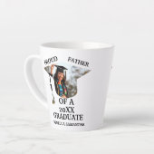 Custom Graduation Cap tassel Foto stolzer Vater Milchtasse (Linke Ecke)