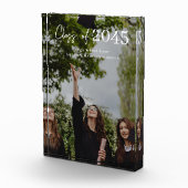 Custom Graduation Farewell Gift Photo Block (Rechts)