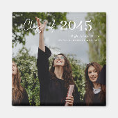 Custom Graduation Farewell Gift Photo Magnet (Vorne)