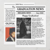 Custom Graduation Newspaper Academic Major Edition (Vorne/Hinten)