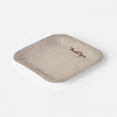 Custom Graduation Paper Plates  Editable Text Pappteller (Gewinkelt)