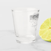 Custom Graduation Party Personalisiert Grad Silver Schnapsglas (Links)