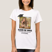 Custom Graduation Photo Class of 2023 Senior T-Shirt (Vorderseite)