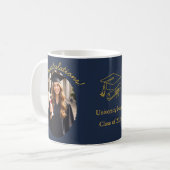 Custom Graduation Photo Mug Congratulations Kaffeetasse (Vorderseite Links)