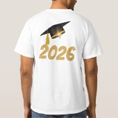 Custom Graduation Photo Shirt Class of 2026 (Rückseite)