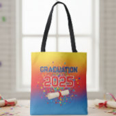 Custom Graduation Tote Bag - Canvas Tote with Date Tasche