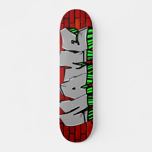 CUSTOM GRAFFITI SKATEBOARD *E-MAIL UNTEN ZUR BESTE (Vorne)