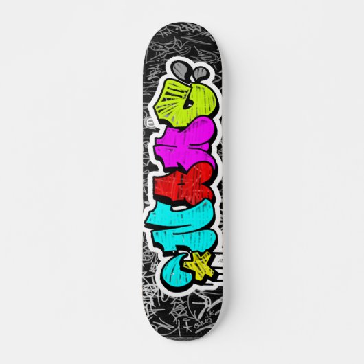 CUSTOM GRAFFITI SKATEBOARDS *E-MAIL UNTEN, um zu b (Vorne)