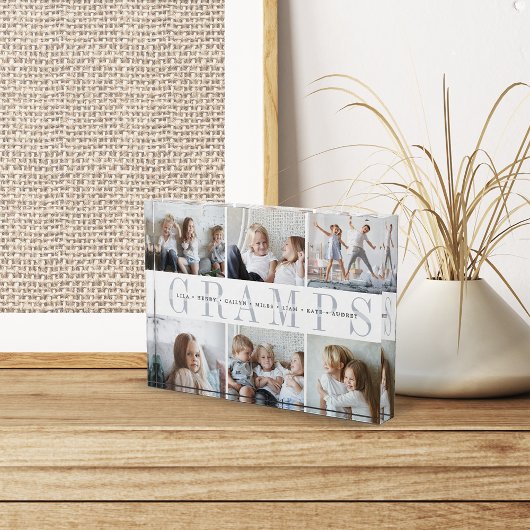 Custom Gramps Grandchildren Fotoblock