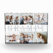 Custom Grampy Grandchildren Fotoblock (Vorderseite)