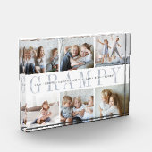 Custom Grampy Grandchildren Fotoblock (Links)