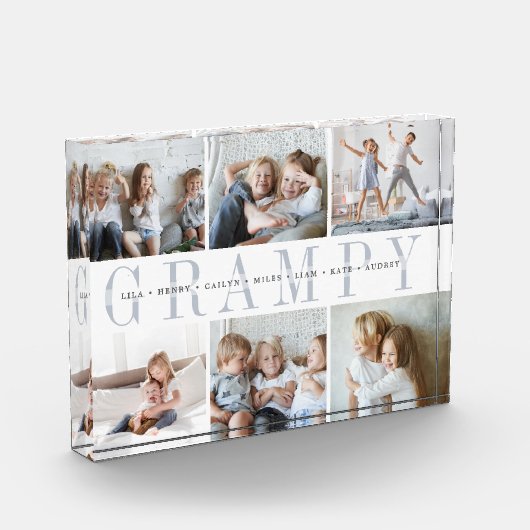 Custom Grampy Grandchildren Fotoblock (Links)