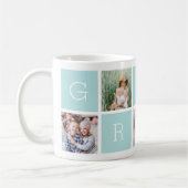 Custom Gran Großmutter 5 FotoCollage Kaffeetasse (Links)