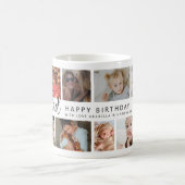 Custom Grandad 12 Foto Collage Kaffee Kaffeetasse (Mittel)