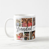 Custom Grandad 12 Foto Collage Kaffee Kaffeetasse (Links)