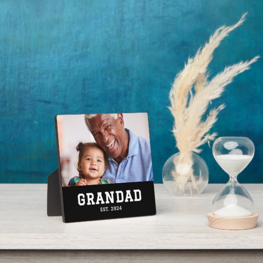 Custom Grandad Established Modern Photo Fotoplatte (InSitu)