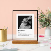 Custom Grandad Gift Dictionary Definition Photo Acrylschild (Hochzeit)