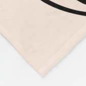 Custom Grandchildren ernennt Minimal Floral line A Fleecedecke (Ecke)