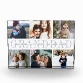 Custom Granddad Grandchildren Fotoblock (Vorderseite)