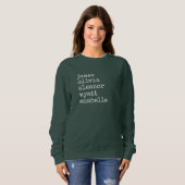 Custom Grandkid Names Grandma Gift Sweatshirt (Vorne ganz)