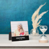 Custom Grandma Established Modern Bold Photo Fotoplatte (InSitu)