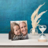 Custom Grandma Established Year Photo Fotoplatte (InSitu)