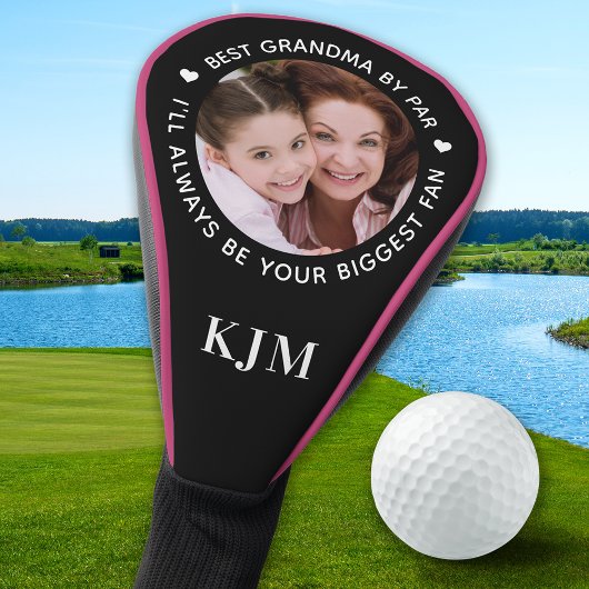 Custom GRANDMA Personalisiertes Foto und Monogramm Golf Headcover