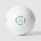 Custom Graphic Golf Balls, Golf Lover Geschenkidee Golfball (Vorderseite)