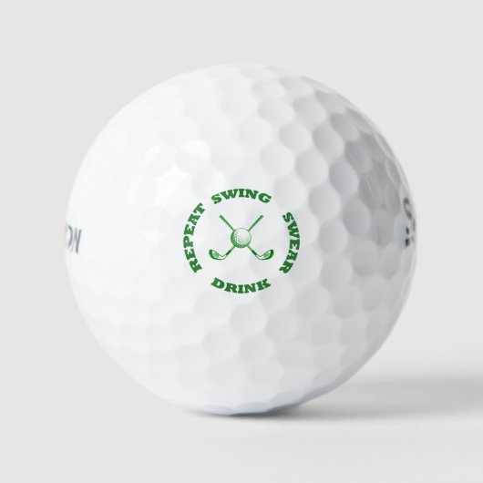 Custom Graphic Golf Balls, Golf Lover Geschenkidee Golfball (Vorderseite)