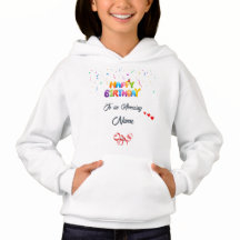 Custom Graphic Hoodie - Best Girls’ Birthday Gesch