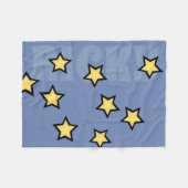 CUSTOM GRAPHIC STAR PATTERN FLEECKET FLEECEDECKE (Vorderseite (Horizontal))