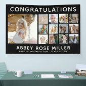 Custom 'GRATULATIONS' 13 Foto Collage Graduate Banner (Messe)