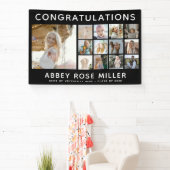 Custom 'GRATULATIONS' 13 Foto Collage Graduate Banner (InSitu)