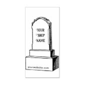 Custom Gravestone Headstone Tomb Small Business Gummistempel (Prägung)